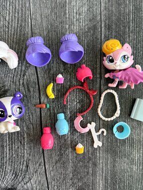 LPS Panda #1318 Squirrel #139 Bundle w Accessories